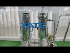 Корпус фильтра нержавеющей стали передвижной с корпусом фильтра патрона воды насоса video