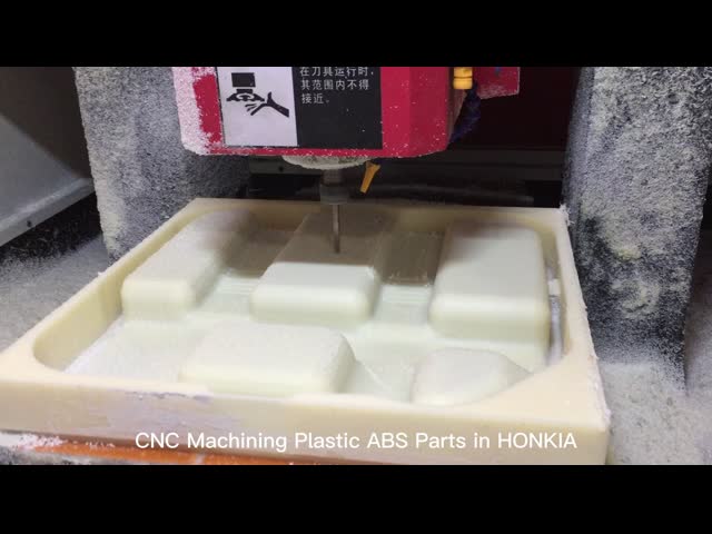 CNC plástico das peças da criação de protótipos rápida que faz à máquina o material acrílico de PMMA
