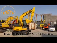 Used Japan Komatsu PC128US Excavator Secondhand Komatsu PC128 Construction Machinery