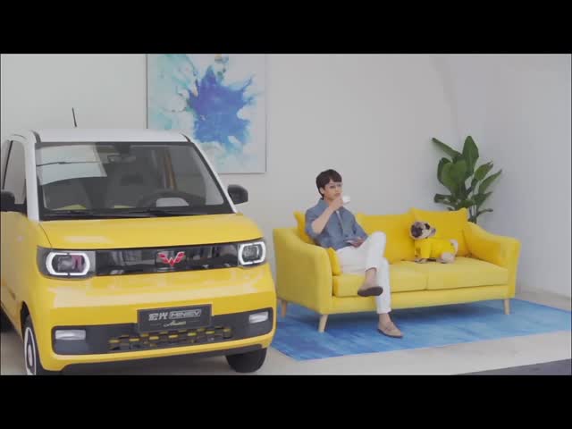 20KW 27Ps Wuling Hongguang Mini EV 100Km/H Left Hand Drive