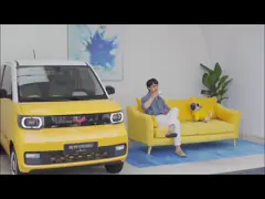 20KW 27Ps Wuling Hongguang Mini EV 100Km/H Volante a la izquierda video