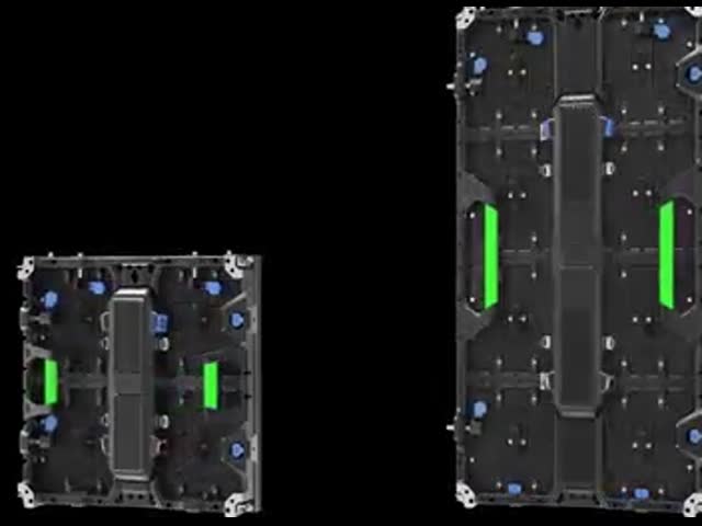 タイプF P3.91 4K 3840Hz屋内レンタルLEDのパネル500x1000mmのカーブのキャビネット