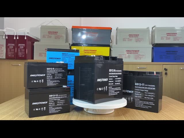 12 Volt 50ah 55ah 60ah Solar RLA Lead Acid Battery Deep Cycle Lithium Battery Solar