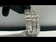 high brand jewelry  18k gold diamond luxury custom diamond jewelry