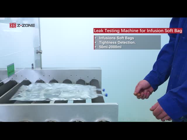 灰色の注入袋機械 4.6kW の柔らかい袋の漏出試験機