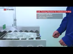 Полный сервопривод Электронный детектор утечек с микропорами Машина для внутривенных вливаний video