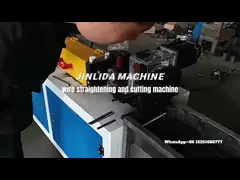 Выправлять железной проволоки высокоскоростной стали и автомат для резки 1.5kw 380V video