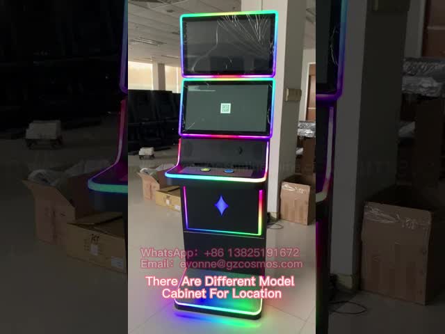 Video Vertical Slot Game Machine Touch Screen Skill Game Cabinet