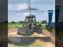 Ходкое длинное ведро крана раковины самосхвата дистанционного управления радио срока службы 12CBM video