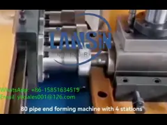 Машина конца трубки работ механической обработки трубы станка для скашивания углов трубы CNC 50mm Deburring video