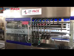 Пластиковый барабанчик масла 5L lube машинного масла бутылки SS316 машиной завалки 5000BPH измерителя прокачки высокоскоростной video