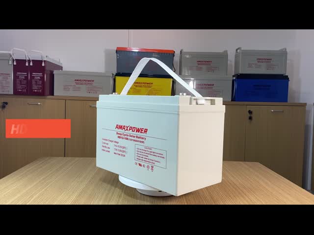 Amaxpower 12V/36V/48V 100ah/120ah/150ah/200ah/250ah太陽電池パネル/Car/UPSのための長命深周期のゲルの蓄電池