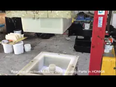 Впрыска реакции медицинской службы отлила части в форму с картиной текстуры черной video