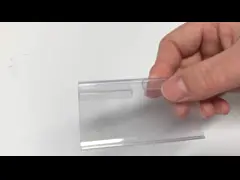 Зажим пластикового держателя ярлыка полки ОДМ многоразовый на ярлыках для корзин хранения video