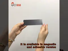 Writable Magnetic Label Holder White Clear PVC Label Holder Pocket