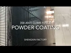 Порошок разделительной стены подъема 358 высокого уровня безопасности анти- покрыл высоту 2.1m video