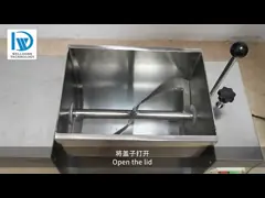 Смеситель для смешивания порошка CH с лентой горизонтальный с одним лезвием смешивающий с одним лезвием смеситель для смешивания с одним лезвием video