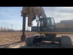 China Hydraulic Bore Pile CFA 23.5m depth Rotary Drilling Rig / CFA machine supplier