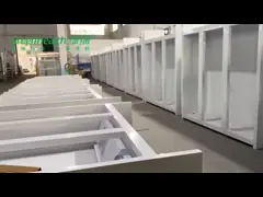 Supermarket Sliding Glass Door Island Freezer With Large Space 1.2m 1.85m 2.5m Length video