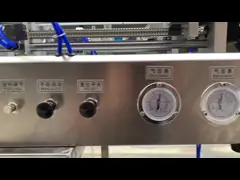 Горизонтальный затир и жидкостная машина завалки шампуня геля сока меда заполняя машины 250ml video