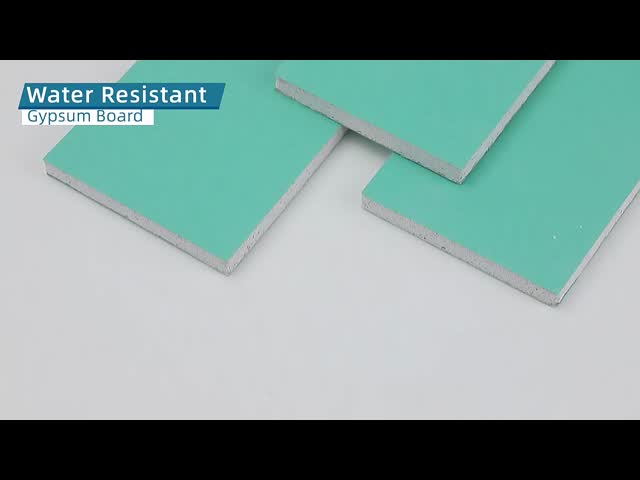 4x8 Placas de gesso resistentes à água resistentes à umidade Placas de rocha 15 mm Placas de gesso para parede seca
