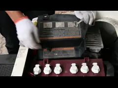 How to change the golf car charger receptacle on EZGO car?