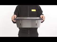 Складывая на открытом воздухе оборудование БАРБЕКЮ не не покрыло грили угля нержавеющей стали video