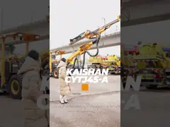 Буровая установка пневматического отверстия скважины взрыва гидравлическая роторная для шахты Кайшан КГ310 video