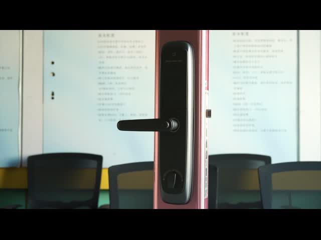 デジタル生物測定の指紋のハンドル ロックの容易な設置Wifiのスマートなドア ロック