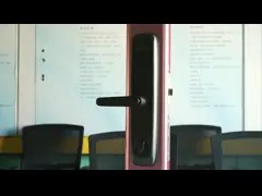 Установки замка ручки отпечатка пальцев цифров замок Wifi биометрической легкой умный video