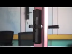 Замки автоматические запирая 65mm электронного отпечатка пальцев умные для домашнего офиса video