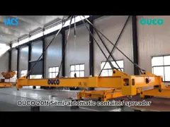 Распространитель крана на козлах длинной жизни подгонянный цветом согласовывая снадарт Международной организации стандартизации video