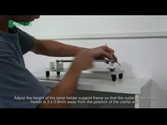 30N Светодиодное испытательное оборудование Проверка безопасности светильника Контакты светильника Медь для испытаний лампы IEC 60598-2 video