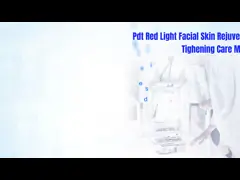 Портативный 640 нм цветный Pdt Led Light Therapy Machine для ухода за телом video