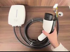 Indoor Outdoor Personal Use 7kW AC Wall Mounted EV Charger Swipe Card