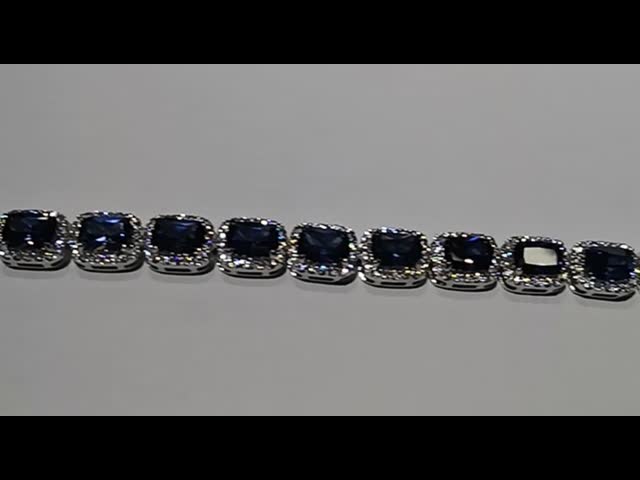 純銀製の婚約指輪のTanzaniteのハロー リングのあたりの性質0.5 ct