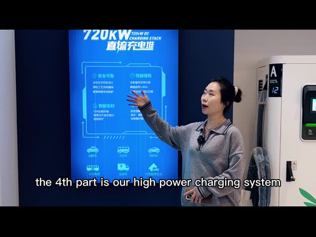 120kw DCのタイプ2の床- EVの充電器を取付けた