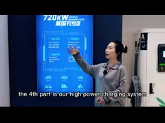 Double Guns  Floor Mounted Type 1 Type 2 120KW DC Fast Charger Parking Lot