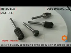 набор инструмента заусенца карбида вольфрама 10pcs роторный диаметр 6 Mm хвостовика video