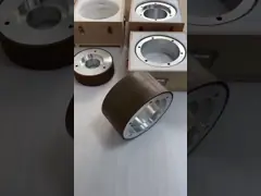 40кг/комплект Бесцентровые шлифовальные колеса 400мм Алмазные колеса для заточки карбида video