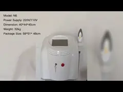 Крышка портативного подмолаживания кожи удаления волос машины красоты Ipl полупроводника белая video