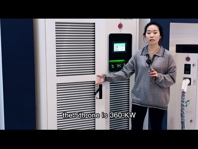 Customizable 360kW Energy Saving DC Fast Charger Commercial Car Charging Points