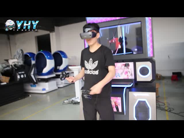 65 polegadas selecionam a máquina de 9d VR que dispara no simulador do jogo da música de dança de Vr