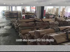 Медь плоская штанга 8mm C18980 C15715 99,99% чистых Адвокатуры меди квадрата обнажает латунную штангу video