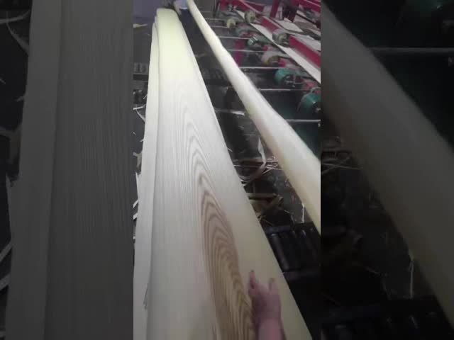 Natural American White Ash Wood Veneer Sheet Quarter Cut AAA Grade