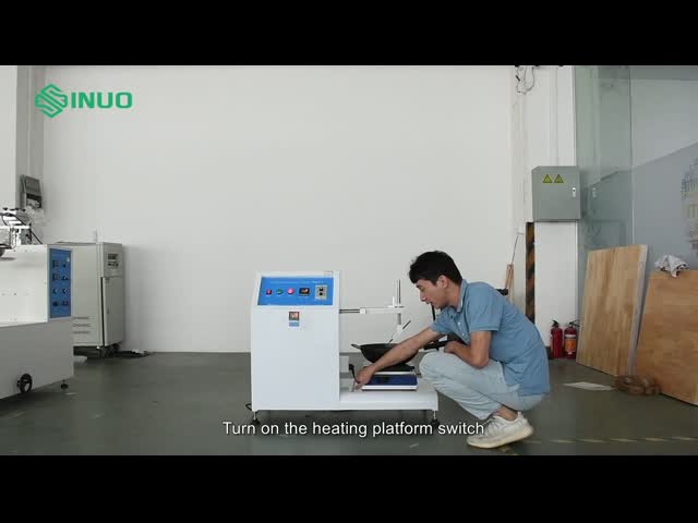 Тестер сопротивления царапины EN 12983-1 BS для сопротивления царапины теста покрытия плитаа видео