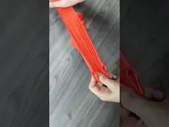 Пурпура нитрила устранимой перчатки нитрила цвет синтетического сверхмощного зеленый оранжевый video