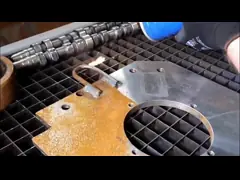 China 100w IPG Desktop Optical Fiber Laser Engraving Machine For Metal Spare Parts Label supplier