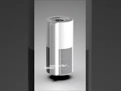 UVC очиститель воздуха фильтра UVA WiFi удаленный Hepa для спальни малошумной video