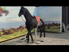 Lifelike Animatronic Horse With Full-Body Motion & Realistic Fur: Interactive Savannah-Themed Attraction